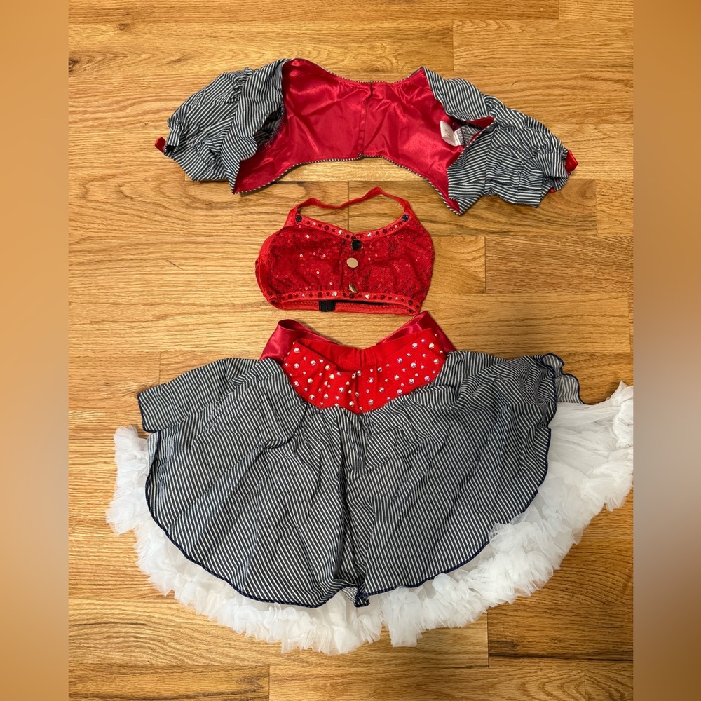 Custom made jazz or tap costume. Approx. CL